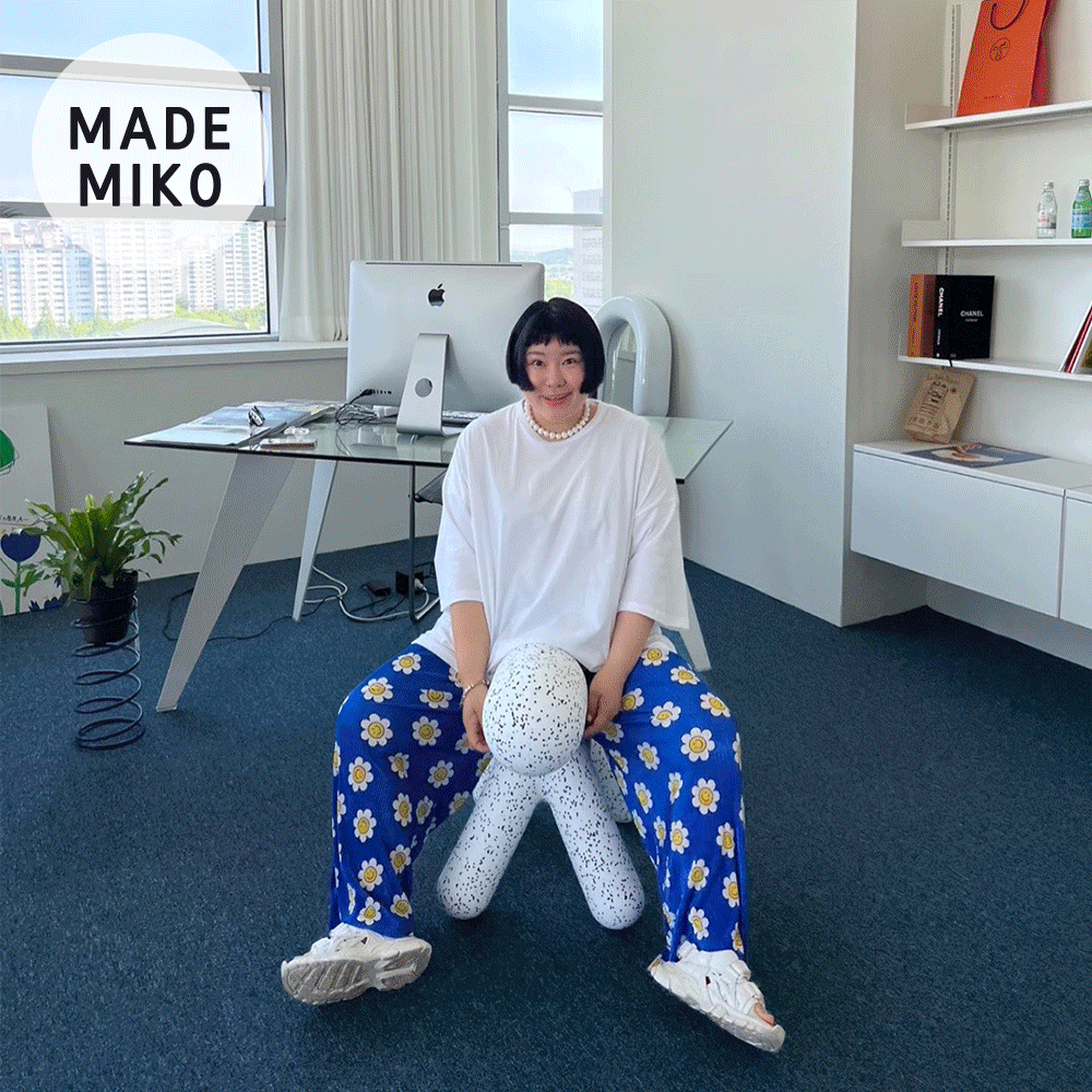 (MADE 5%) Miko Made 스마일 플리츠 PT