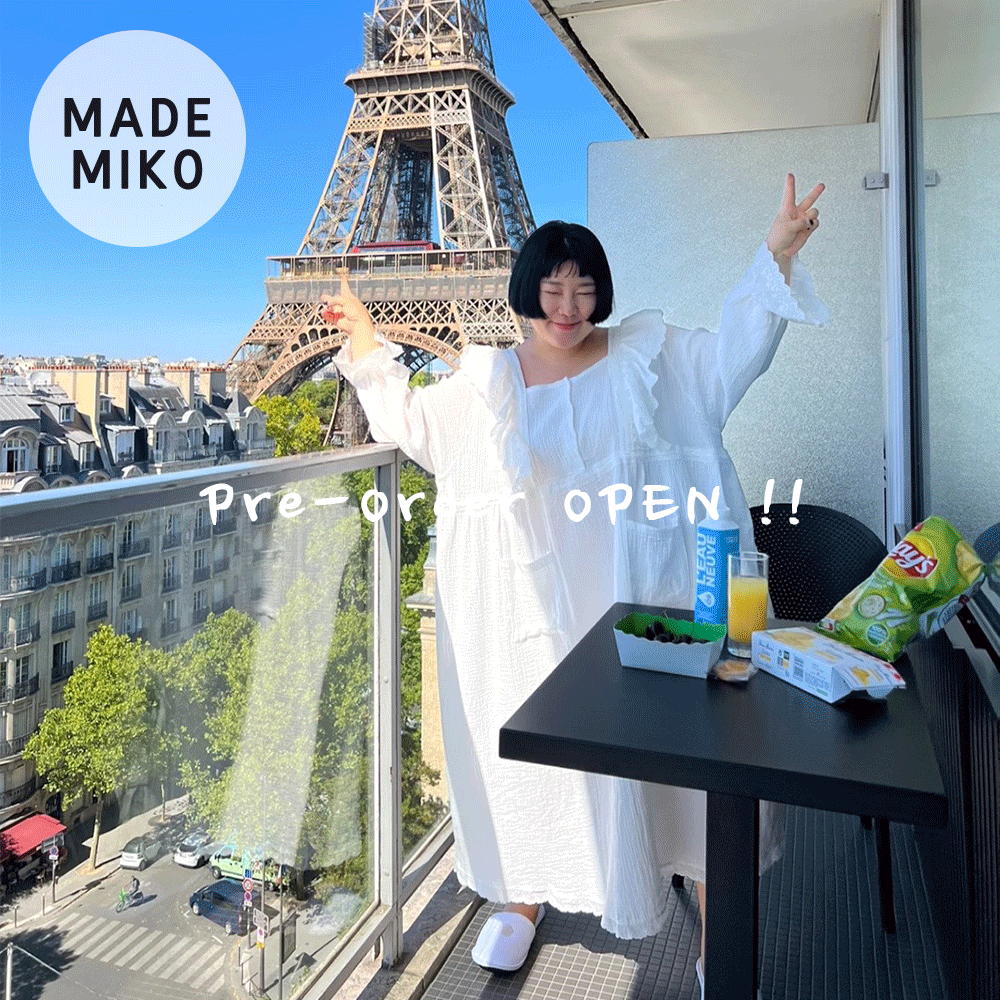 (프리오더 20%) Miko Made 레이스 잠옷