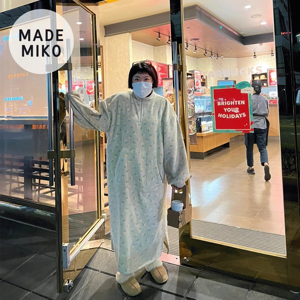 (SALE) Miko Made 꽃 후리스 OPS