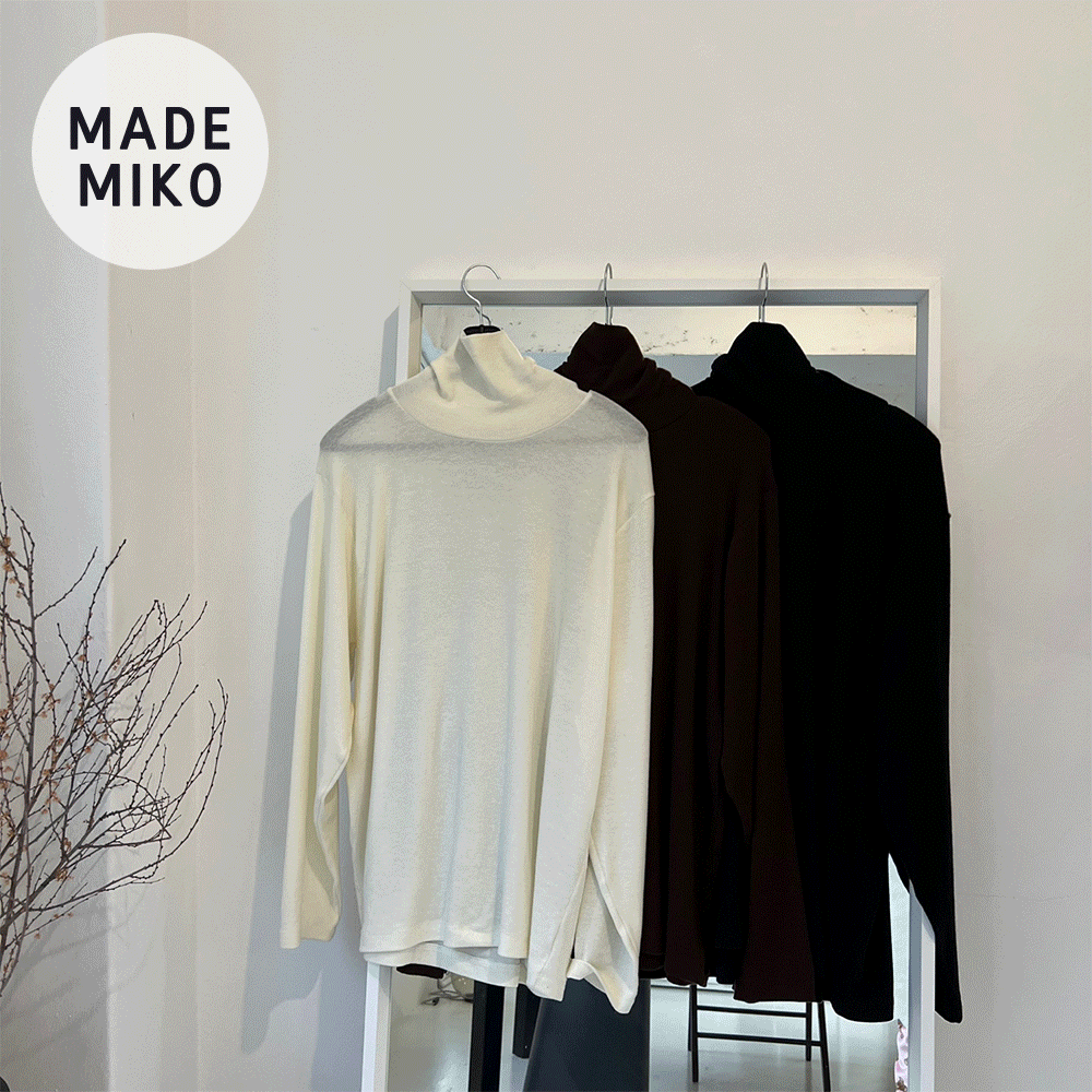 (SALE) MIKO MADE 캐시울 폴라 T