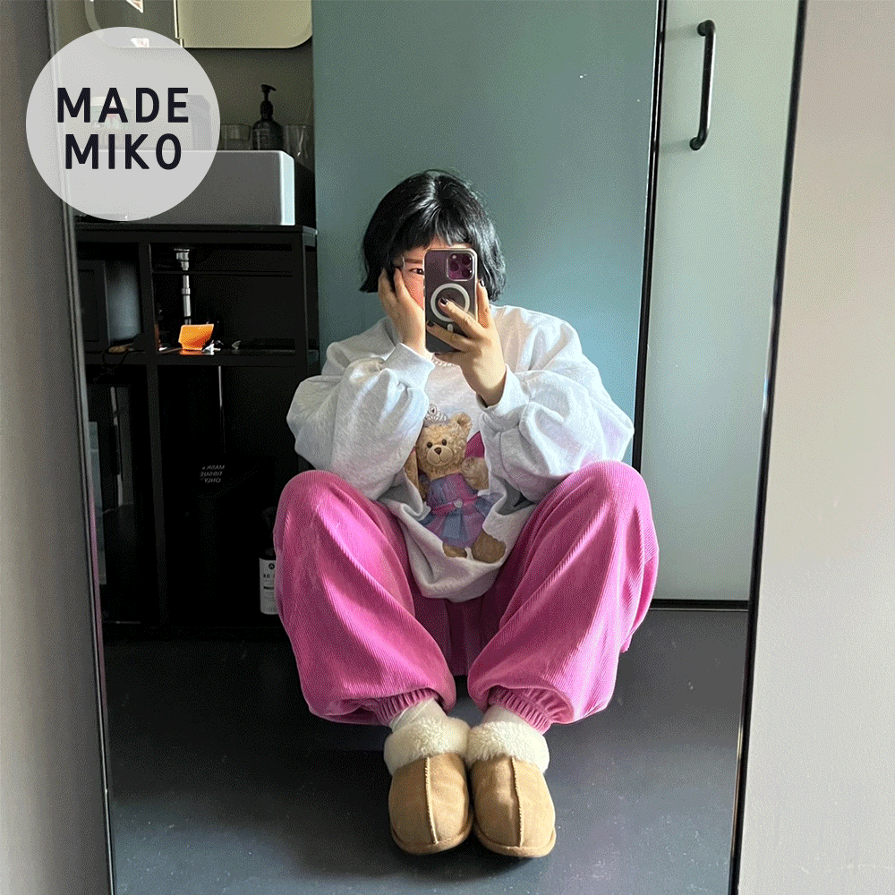 (NEW 10%) Miko Made 마카롱 조거 PT